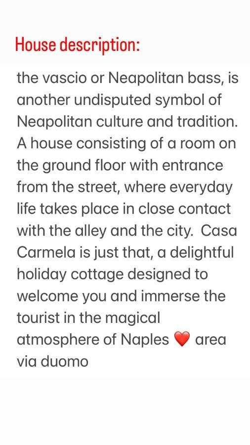 Casa Carmela Villa Napoli Esterno foto